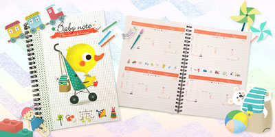 Une carnet de liaison pour le suivi de bébé à la crèche ou chez la nounou