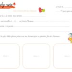 Gardez un souvenir de la première fête des mères de Bébé