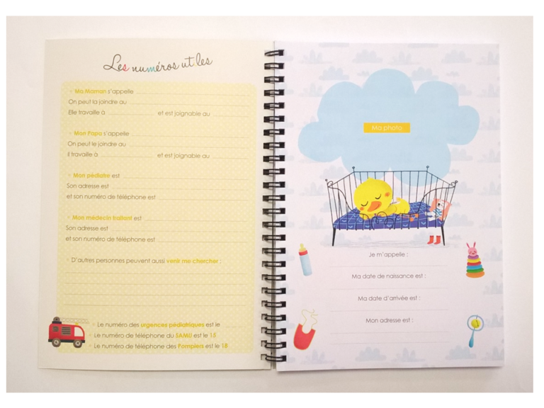 Le carnet de liaison (crèche ou nounou) | Baby note