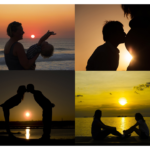 Des astuces pour prendre de jolies photos famille au coucher du soleil